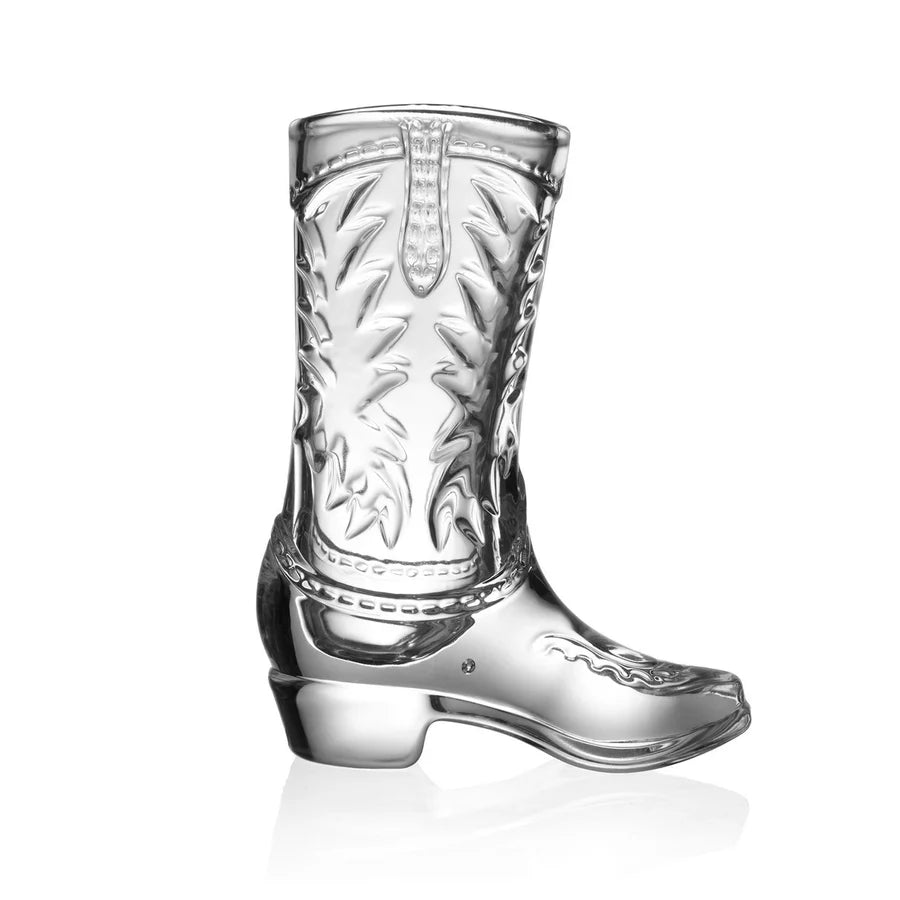 Whiskey & Rye Cowboy Boot Shot Glass | Godinger Silver Art Co.