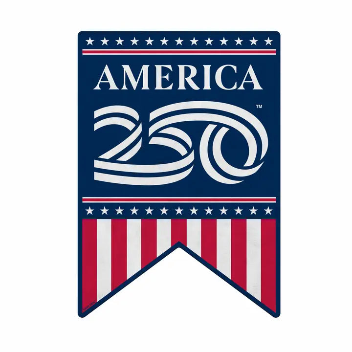 USA American 250 Shape Cut Pennant | Rico Industries