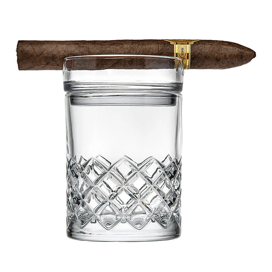 Hatch Cigar Double Old Fashion Glass | Godinger Silver Art Co.