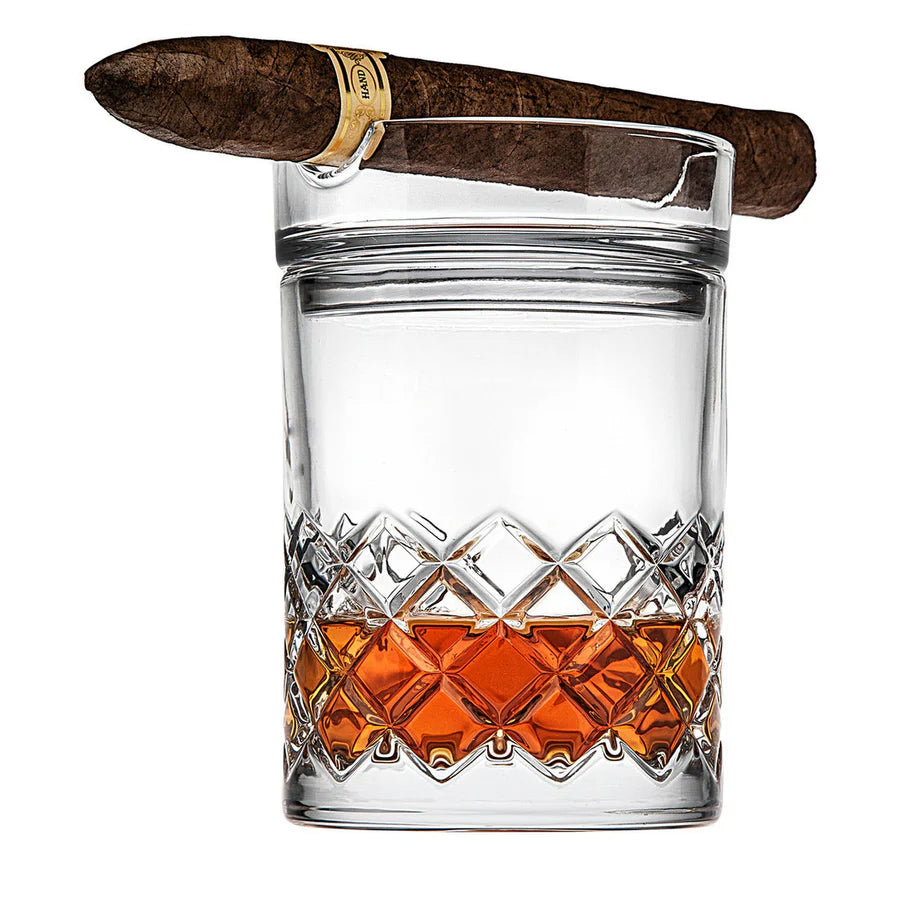 Hatch Cigar Double Old Fashion Glass | Godinger Silver Art Co.