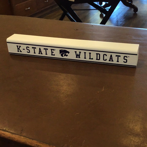 K-State Wildcats Desk Sign