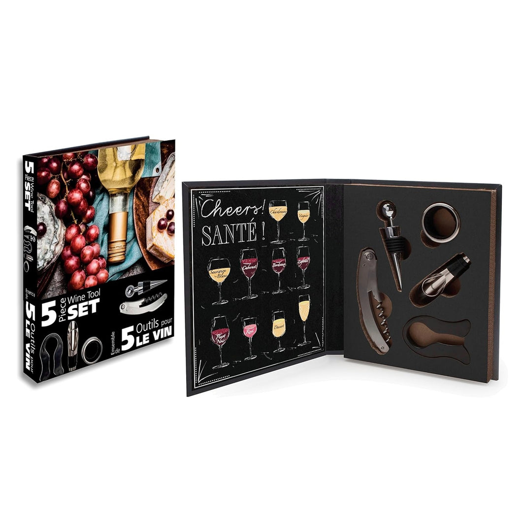 5 Piece Wine Tool Set