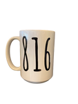 816 Area Code Coffee Mug