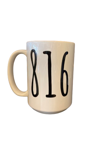 816 Area Code Coffee Mug
