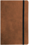 Customizable Tan Faux Leather Notebook