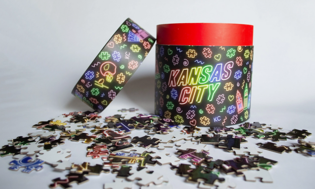 Kansas City Puzzle - Neon Lights