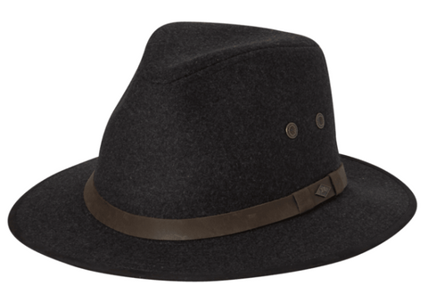 Men's Safari Hat - Charcoal