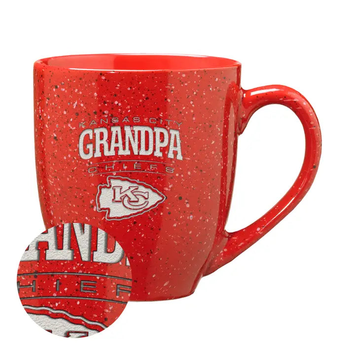 NFL Kansas City Chiefs Grandpa Red 16oz Ceramic Mug | Rico Industries
