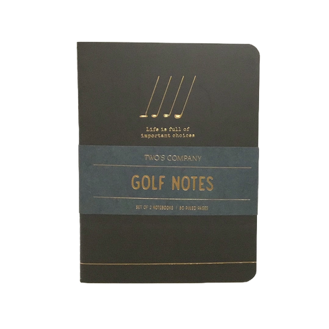 Golf Notes - Set of Two Notebooks