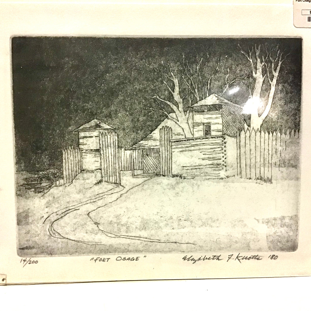 Fort Osage Original Signed & Numbered Print