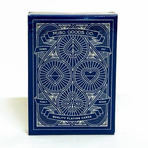Blue & Silver Playing Cards