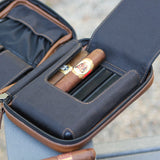Travel Leather Cigar Case