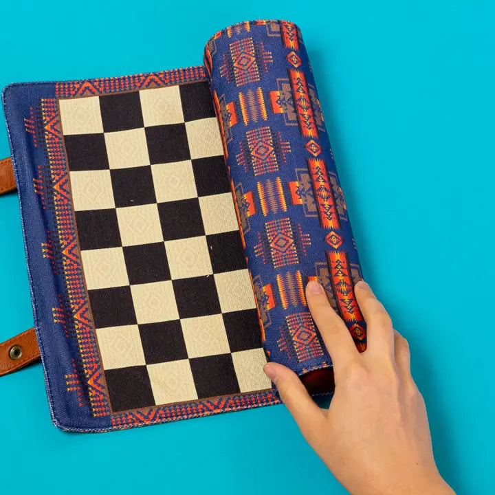 Pendleton Chess & Checkers Set | Chronicle Books