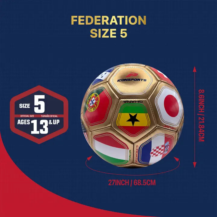 Country Flag Soccer Ball | Icon Sports