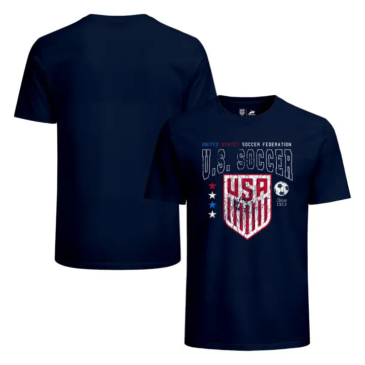 Us Men's National Team Cotton T-Shirts (Navy)