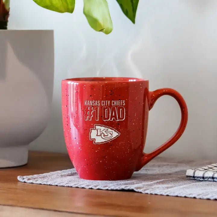 NFL Kansas City Chiefs No.1 Dad Red Ceramic Mug |