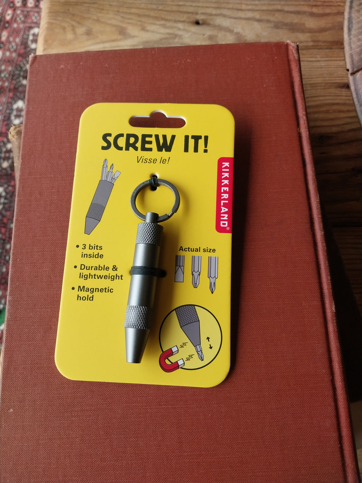 Screw It! | 3 Bits Mini Keyring Screwdriver