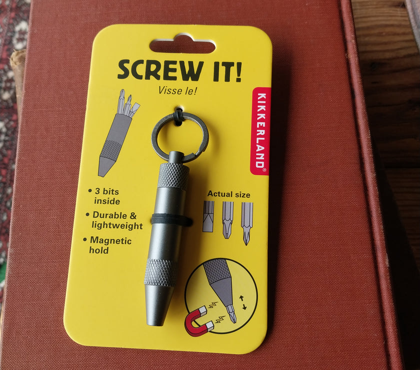 Screw It! | 3 Bits Mini Keyring Screwdriver