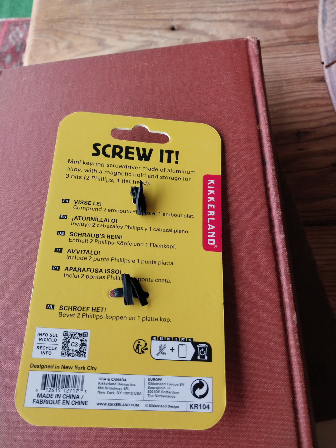 Screw It! | 3 Bits Mini Keyring Screwdriver