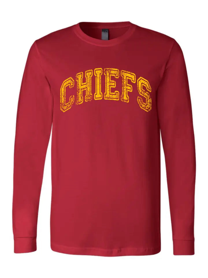 Chiefs Old School Long Sleeve Tee