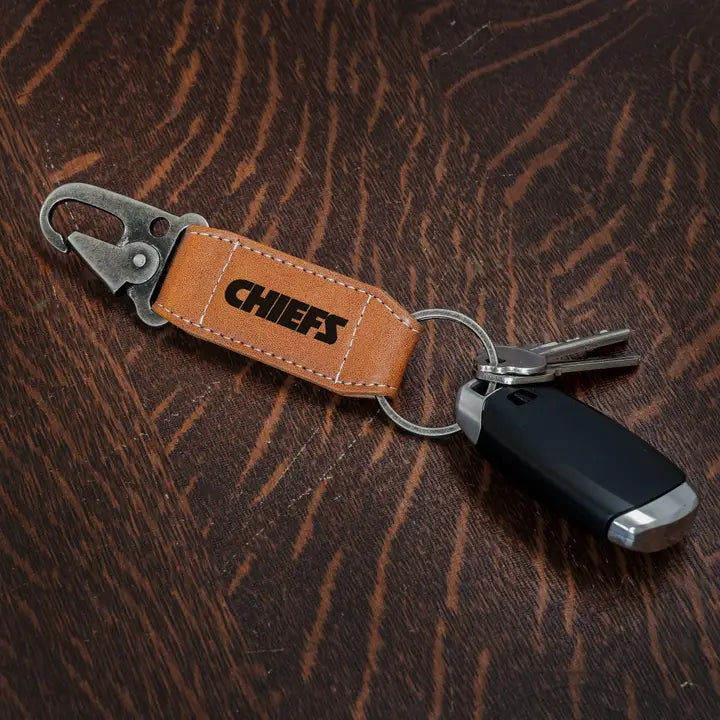 NFL Kansas City Chiefs Laser Engraved Carabiner | Rico Industries