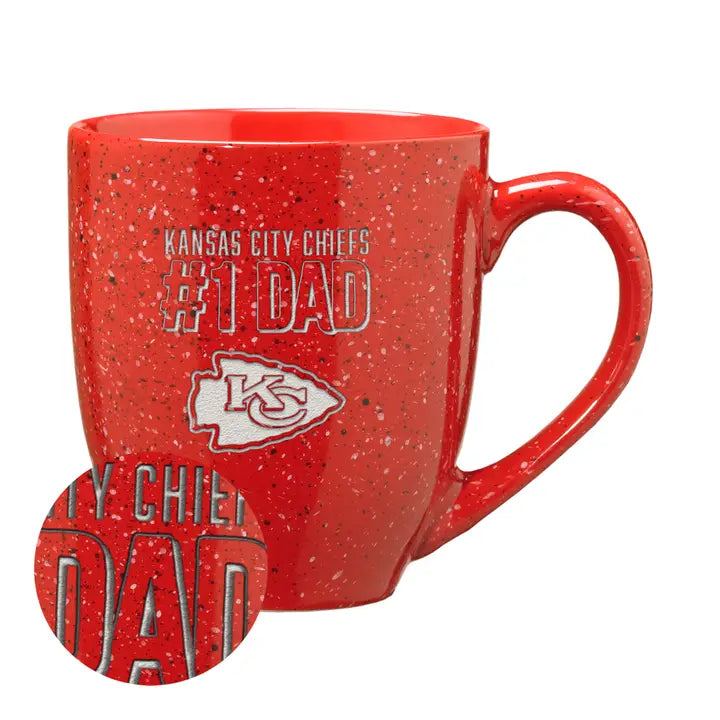 NFL Kansas City Chiefs No.1 Dad Red Ceramic Mug |