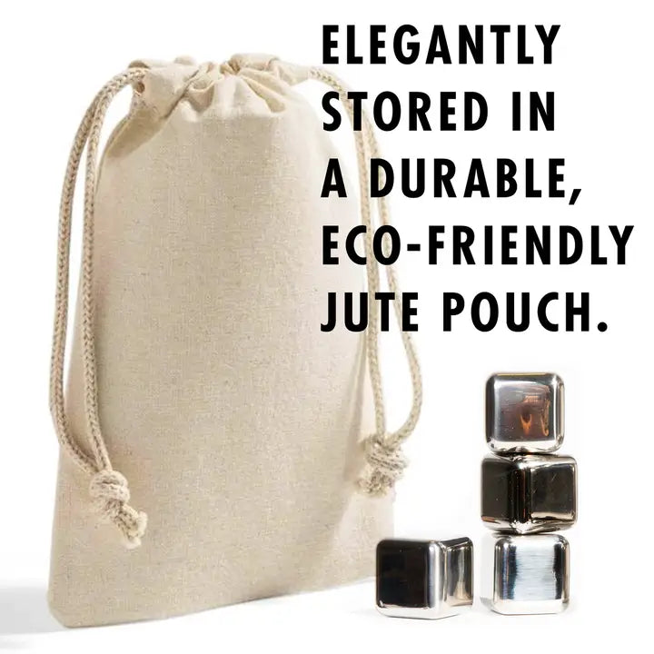 10 Premium Whiskey Stones | Bag with 10 Whiskey Stones