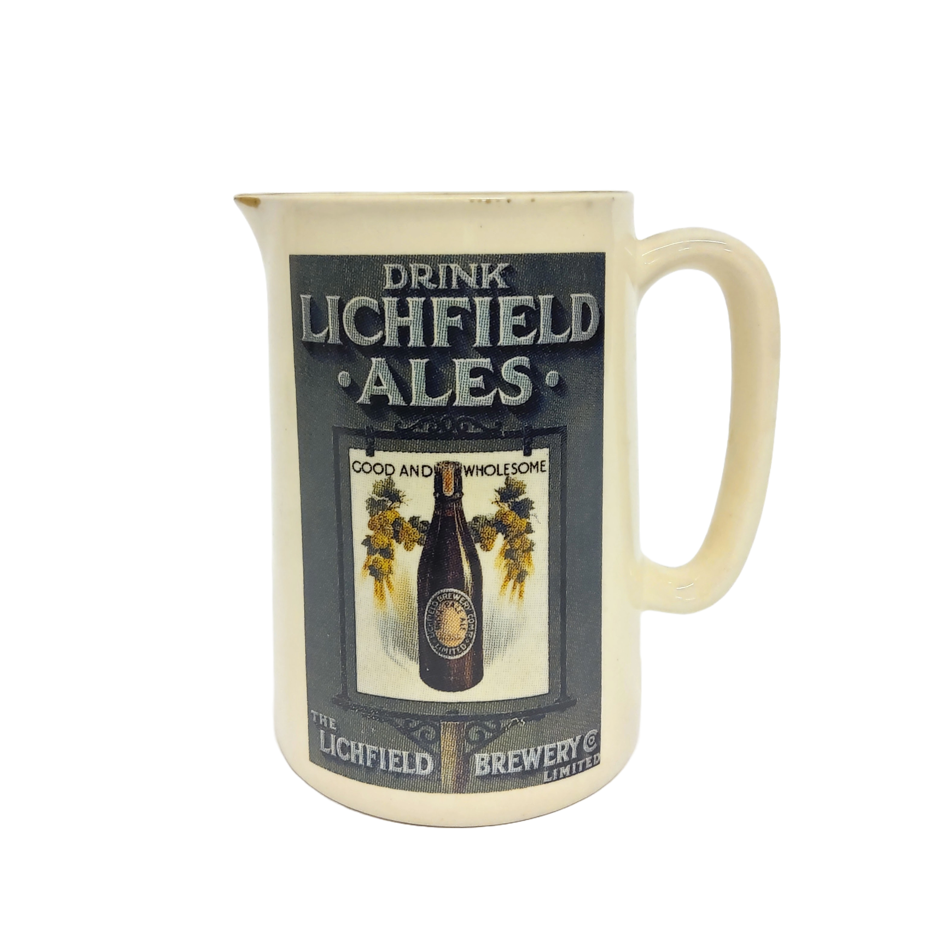 Lichfield Ales Whiskey Jug