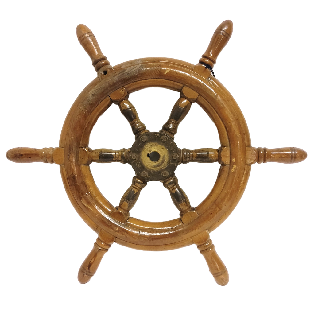 Vintage Ship Steering Wheel