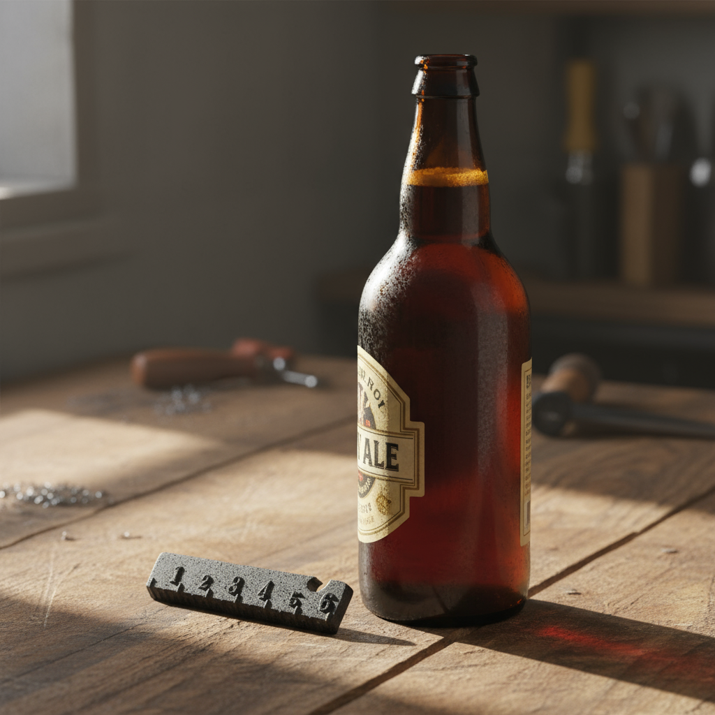 Cast Iron Ruler Bottle Opener