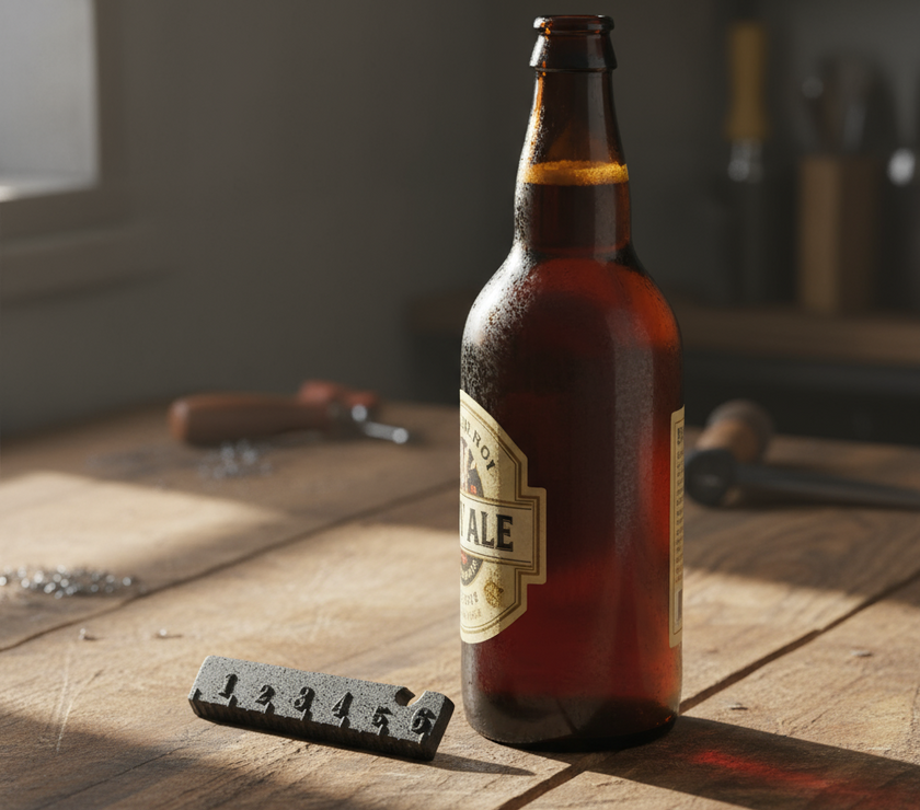 Cast Iron Ruler Bottle Opener