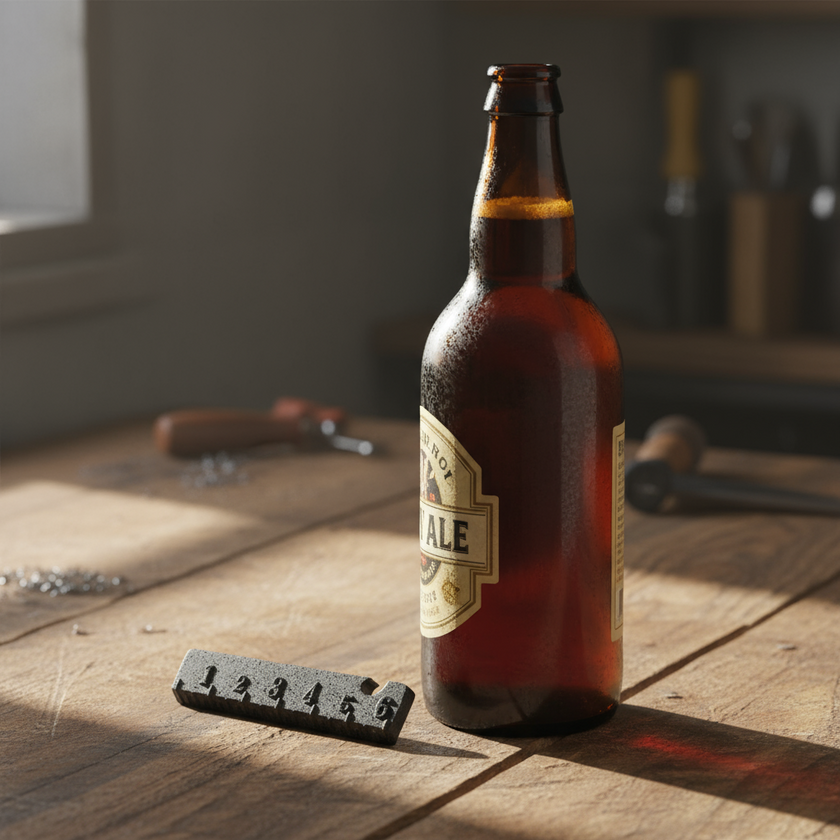 Cast Iron Ruler Bottle Opener