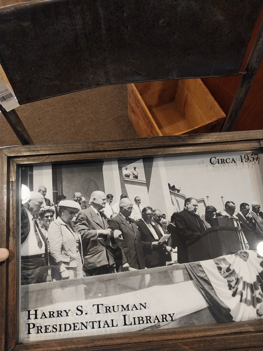 Harry Truman Presidential Library 1957 | Vintage Art