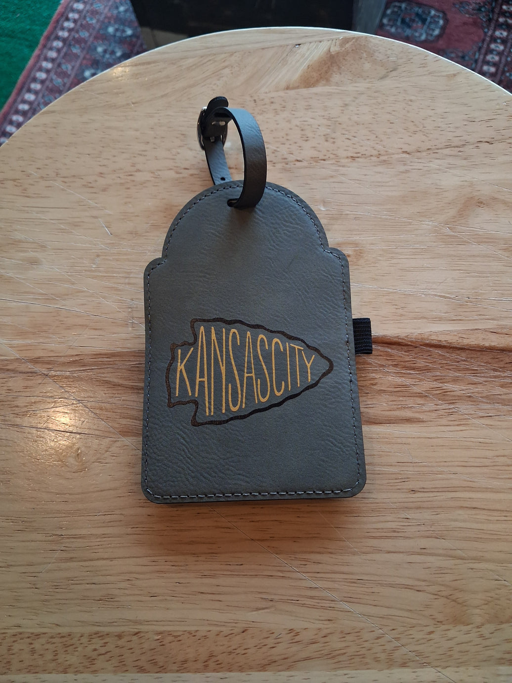 Yellow Arrowhead Kingdom Golf Bag Tag (Grey) | Designed to Flaunt