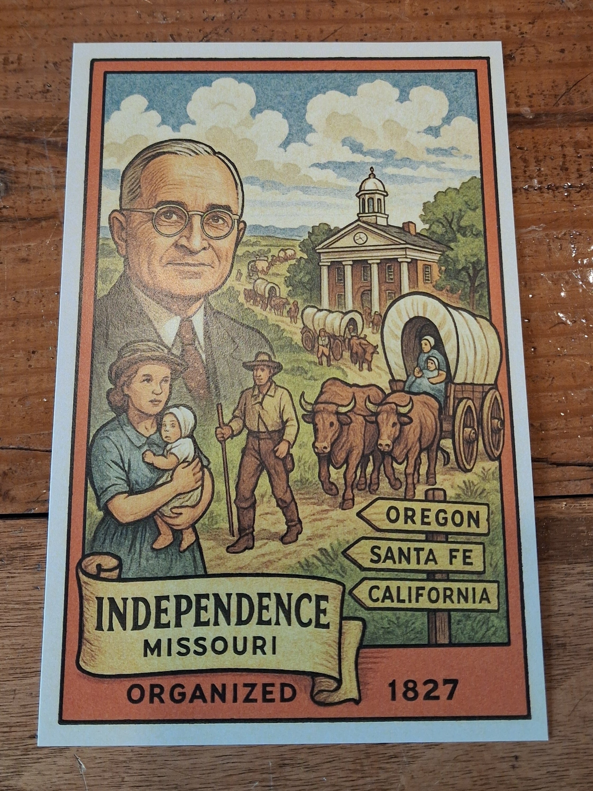 Harry S. Truman Independence Missouri 1827(Post Card)