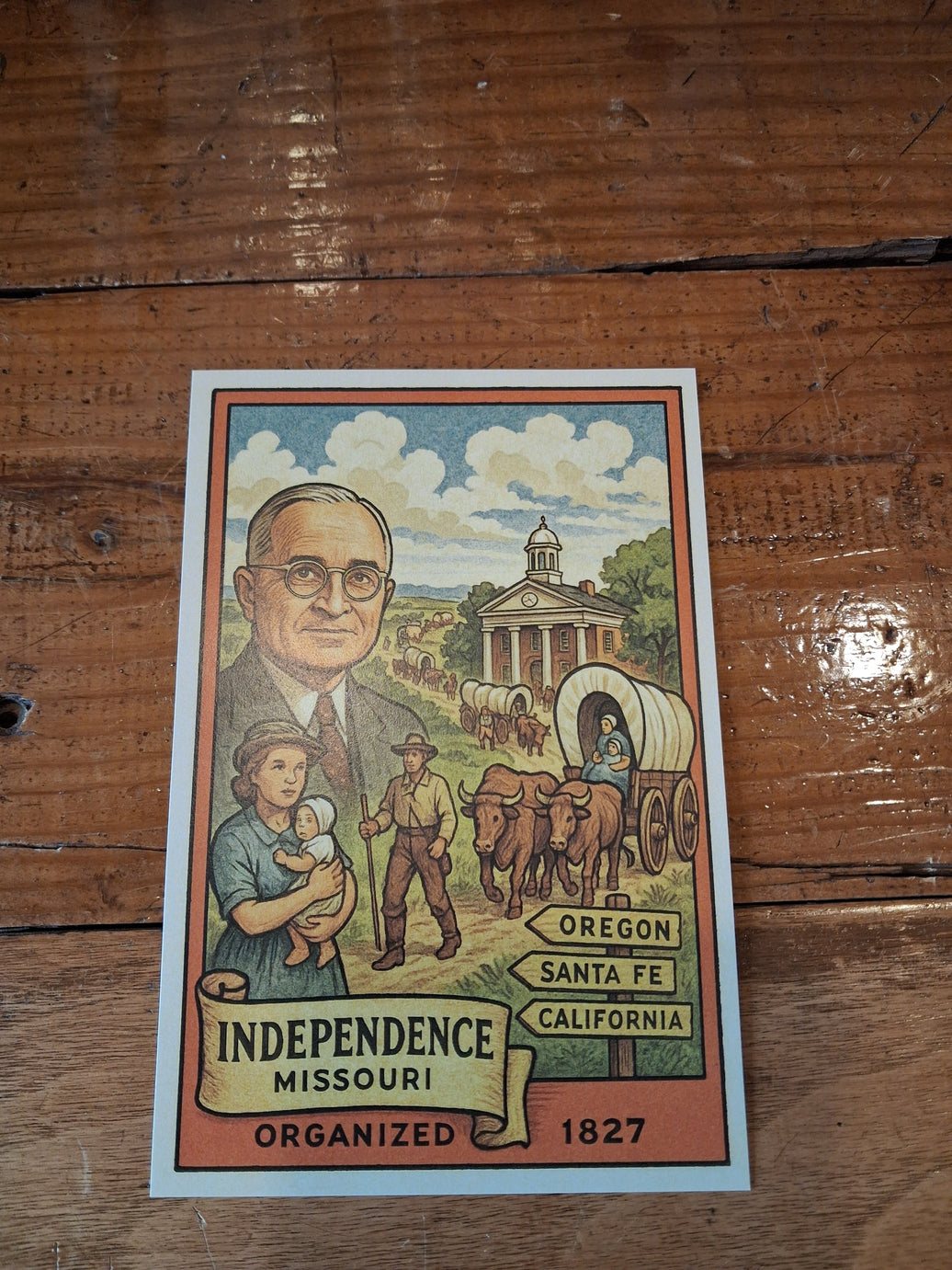 Harry S. Truman Independence Missouri 1827(Post Card)