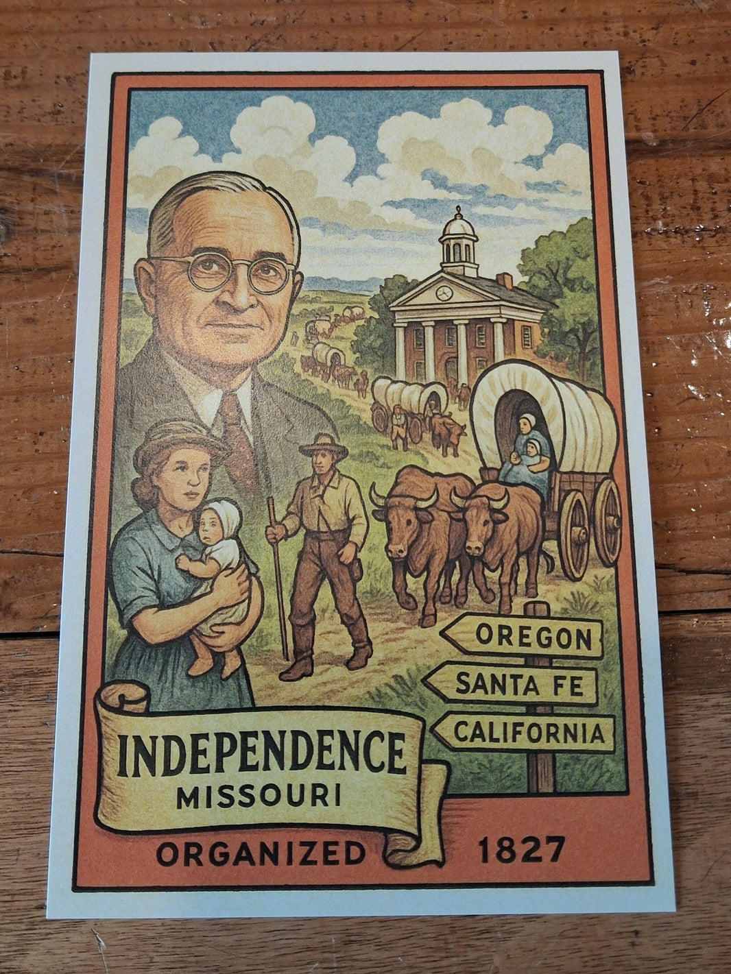 Harry S. Truman Independence Missouri 1827(Post Card)