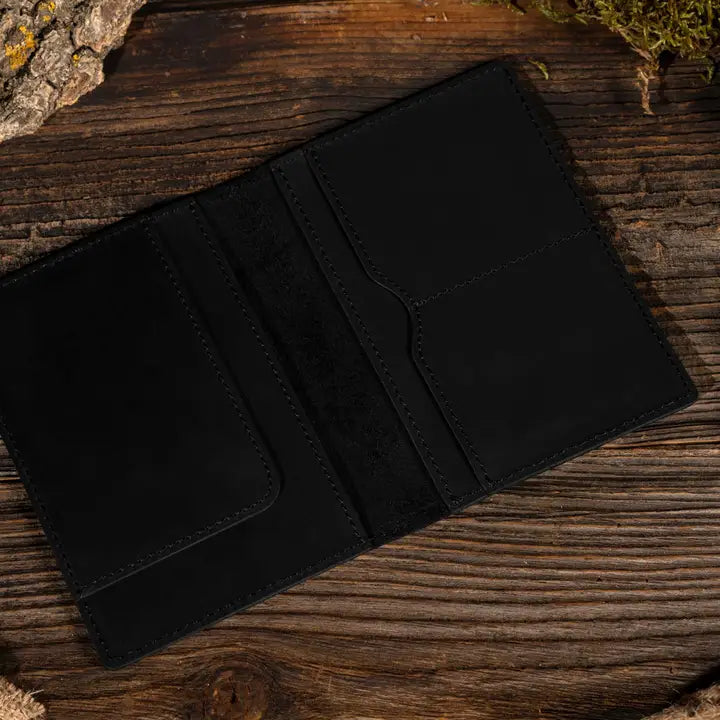 Passport Cover Genuine Leather Passport Holder Case