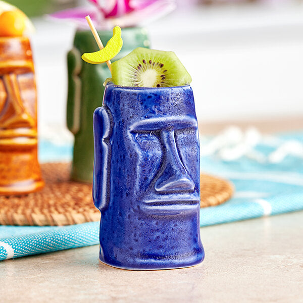 2.5 oz. Ceramic Tiki Shot Glass