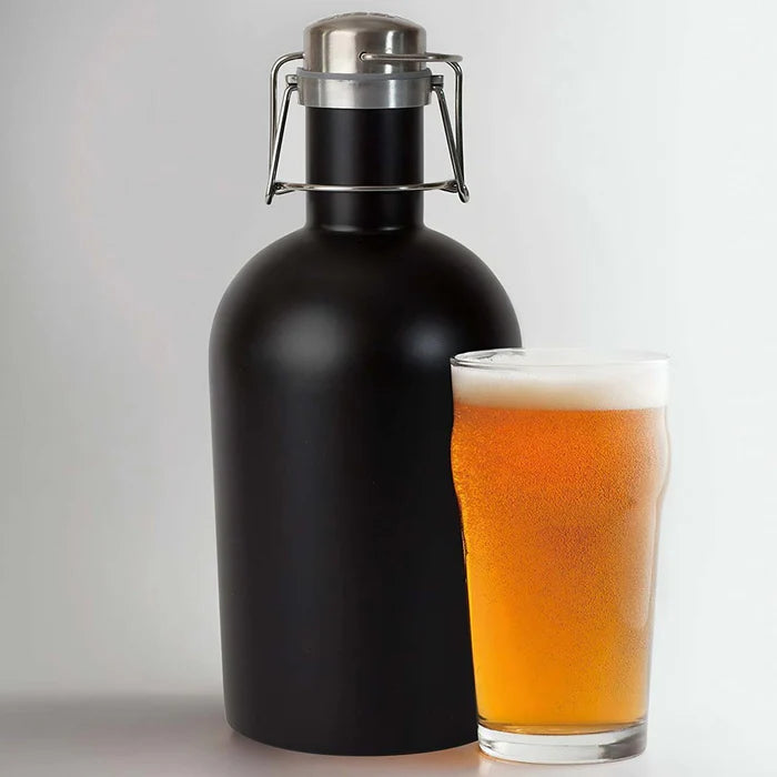 64oz Black Stainless Growler