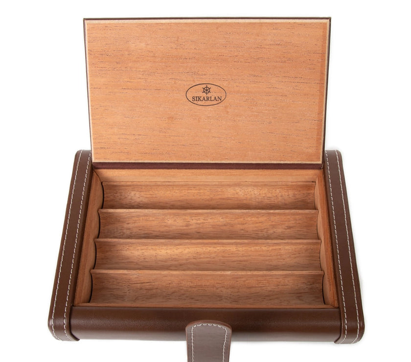 Leather Wrapped Humidor