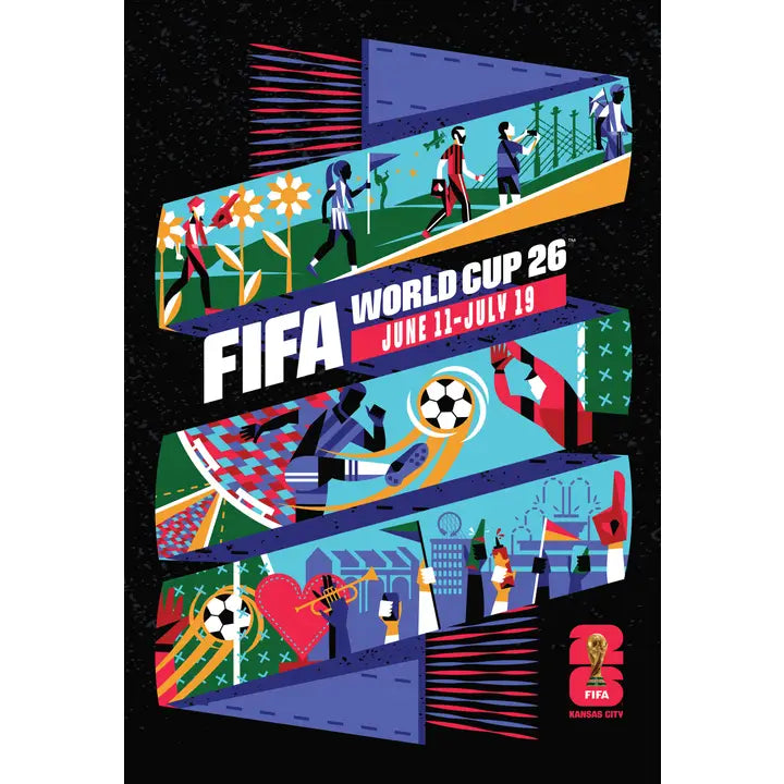 Fifa World Cup 2026 Kansas City (Officially Licensed) | Movie Poster Warehouse