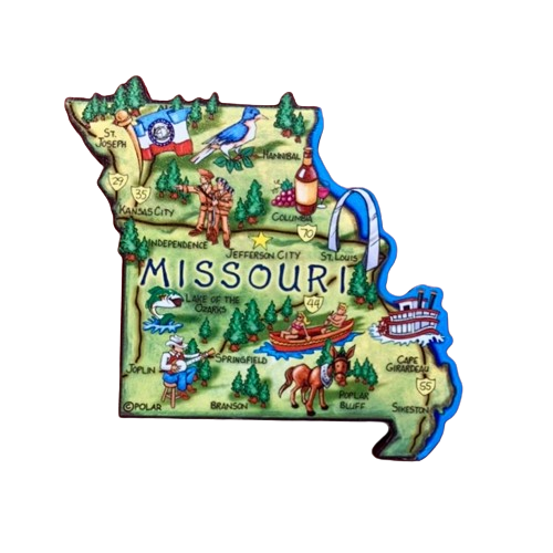 Missouri Green Magnet