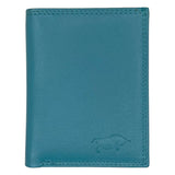 Leather Credit Card Holder - Light Blue
