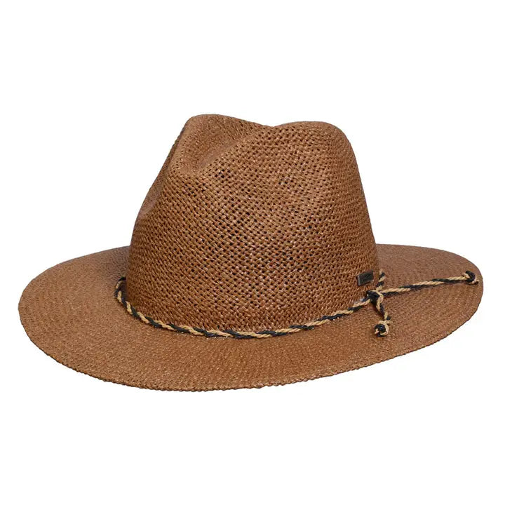Yogi Beach Boho Straw Hat (Brown) | Conner Hats
