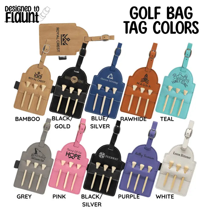 UV Printed the 19th Hole Golf Bag Tag | Designed to Flaunt