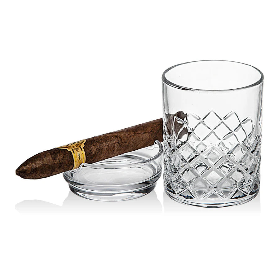 Hatch Cigar Double Old Fashion Glass | Godinger Silver Art Co.