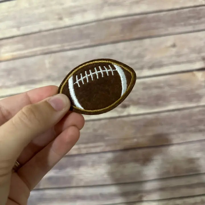 Football Iron On Patch