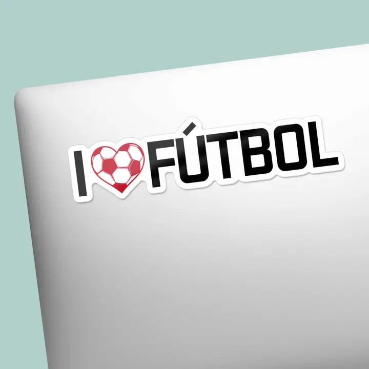 I Love Futbol Sticker Cool | Sentinel Supply