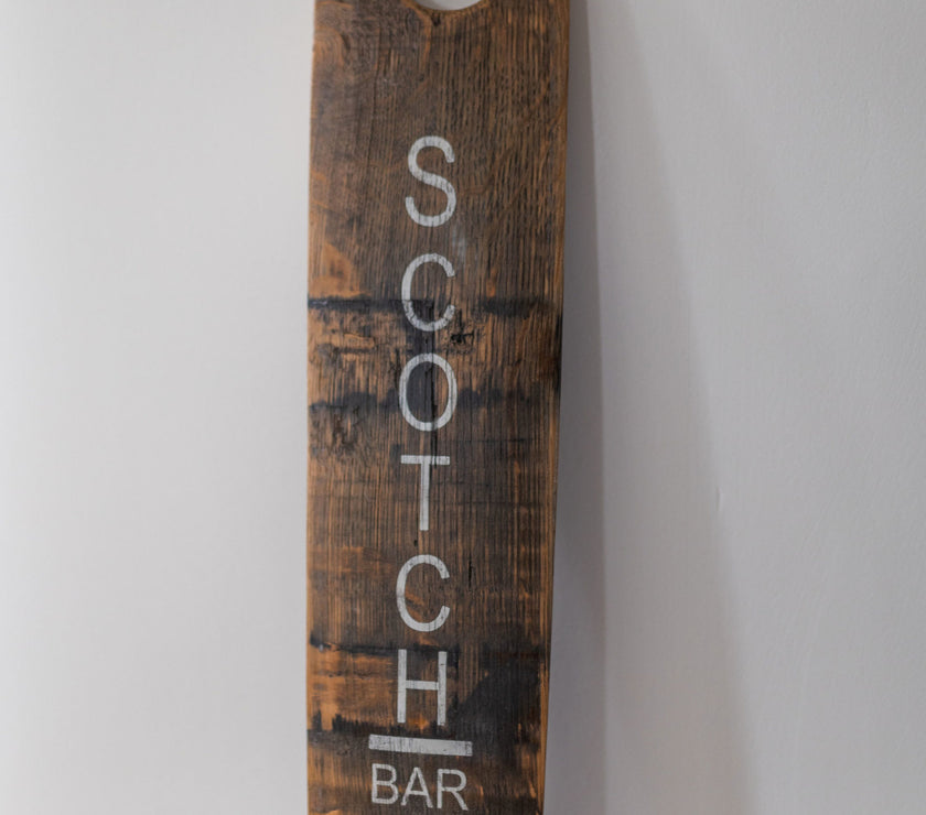 Scotch Bar | Half Stave Wall Art